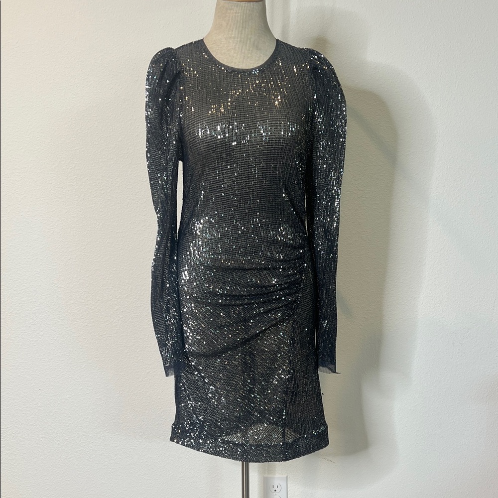 Dorthee Schumacher Sequined Sheer Holiday Special Occasion Dress